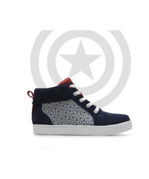 Clarks - City Hero Hi Blue Suede Clarks - City Hero Hi Blue Suede